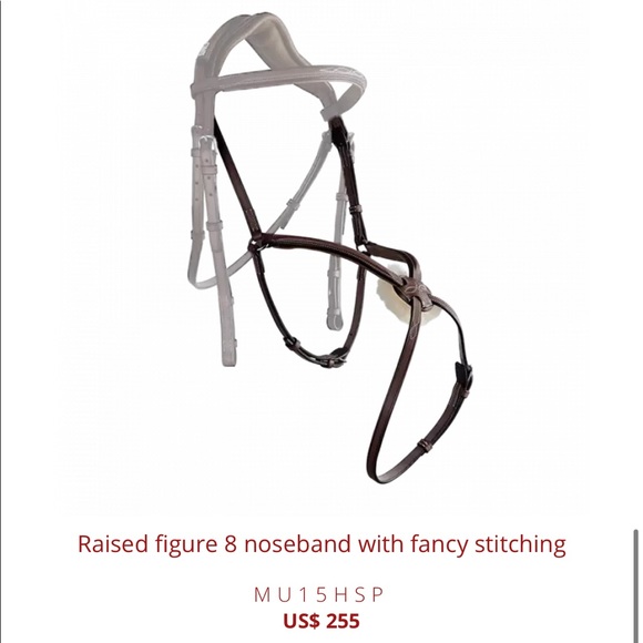 SOLD Size 3 CWD figure 8 noseband - Picture 2 of 10